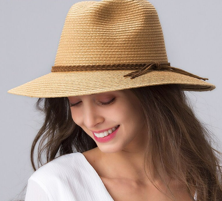 Straw fedora Stylish Summer Hat