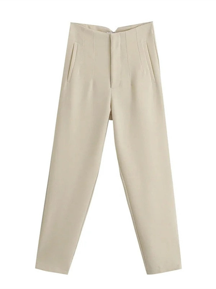 Women's High Waist pencil trousers