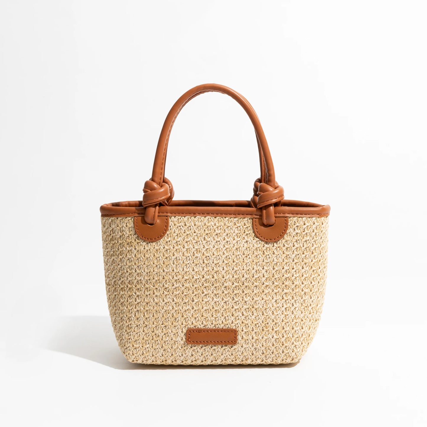 Small straw Beach Tote Bag 2