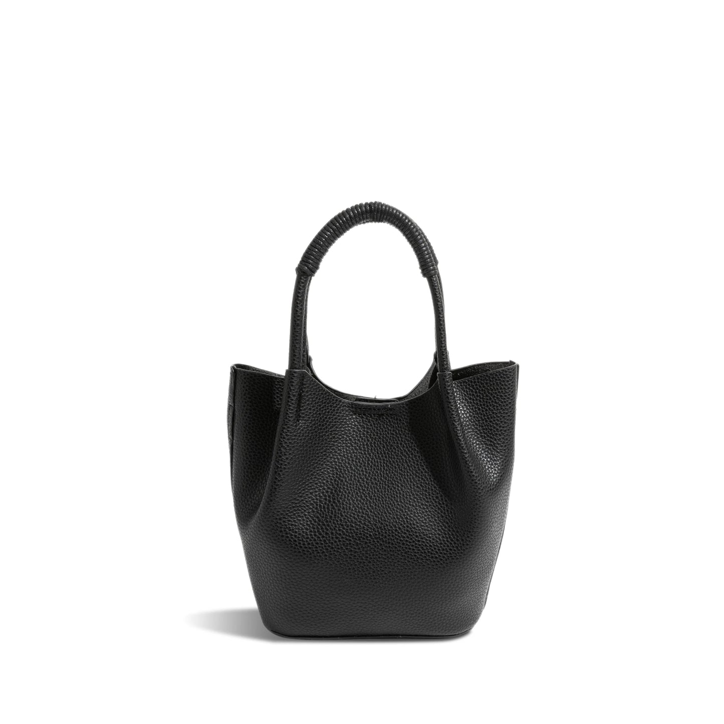 PU Leather Composite shoulder Bag Black