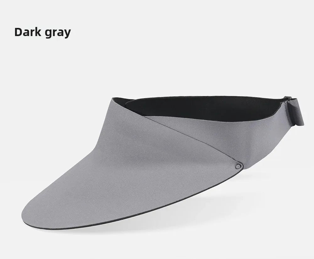 UV Protection Large Brim Sunshade Anti-Uv Summer hat All yards KD-WH-03 dark gray