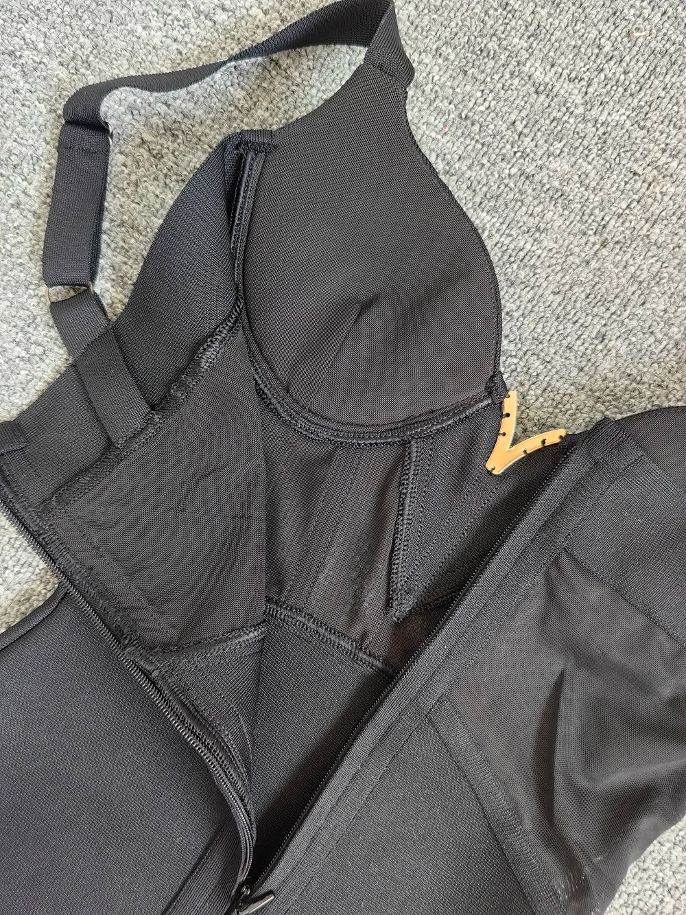 Mesh Black Bodycon Dress