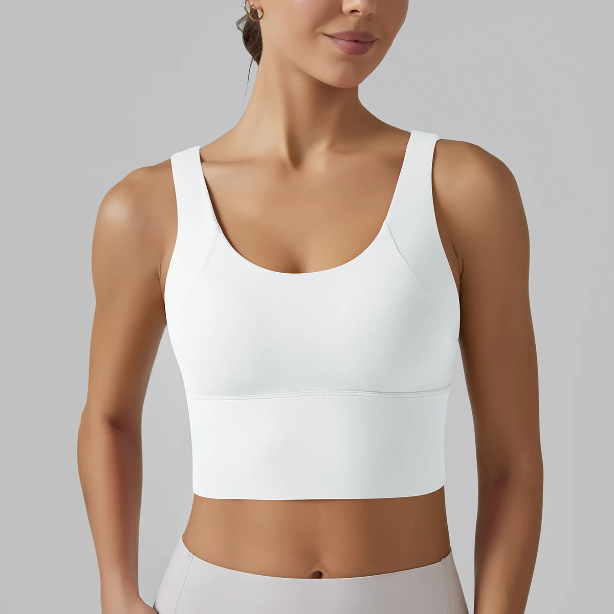 Yoga gym workout Bra White