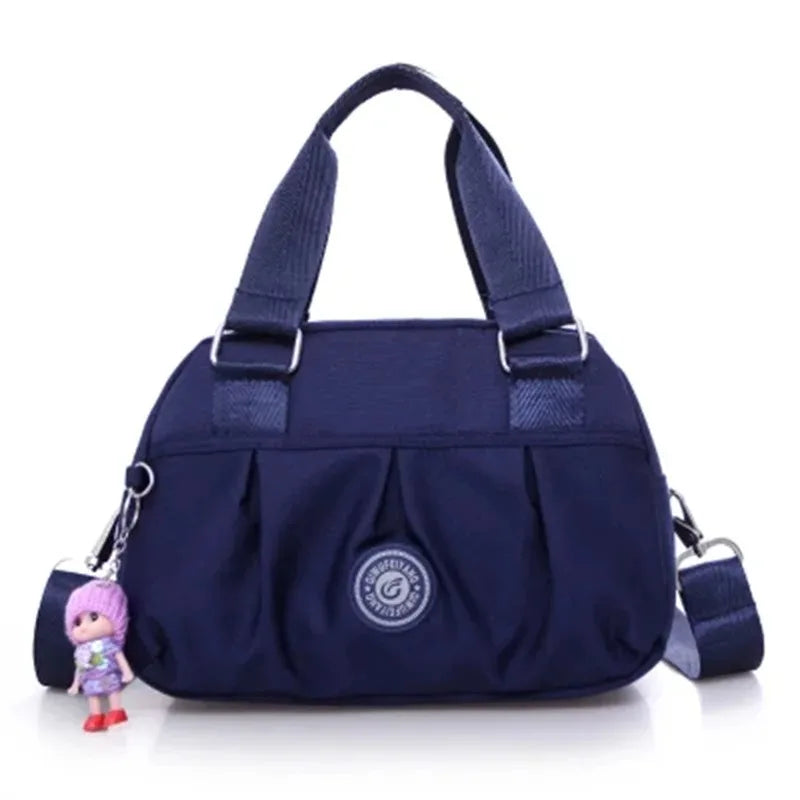 Nylon Waterproof crossbody bag Blue