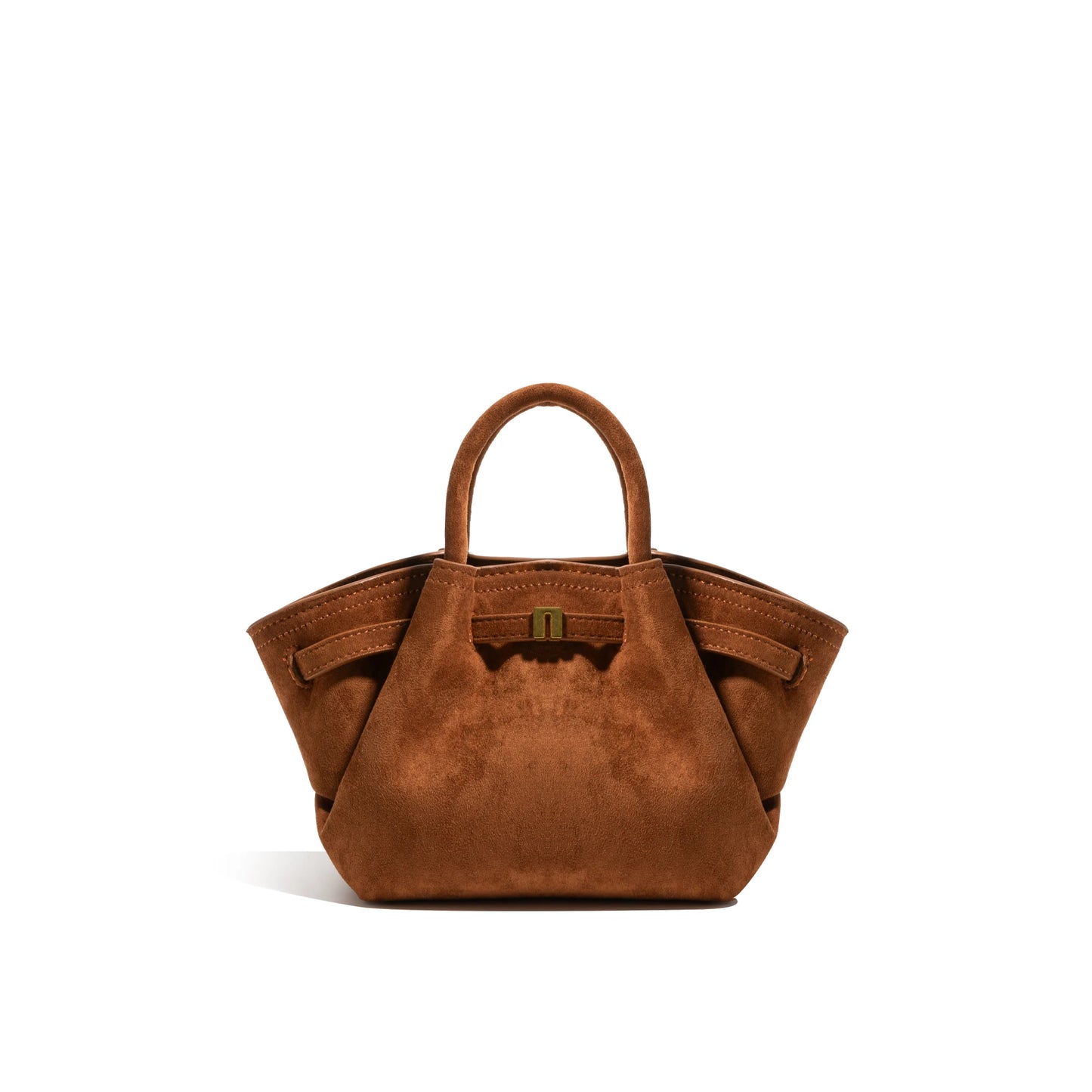 Retro faux suede Tote Handbag B