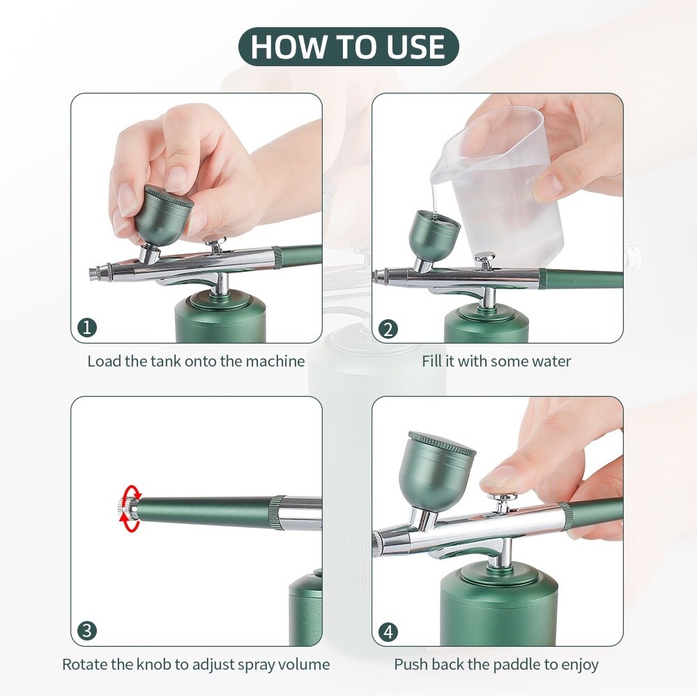 New Mini Oxygen Fog Mist Sprayer Air Compressor