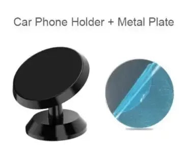 Magnetic Car Gym Phone Holder Black