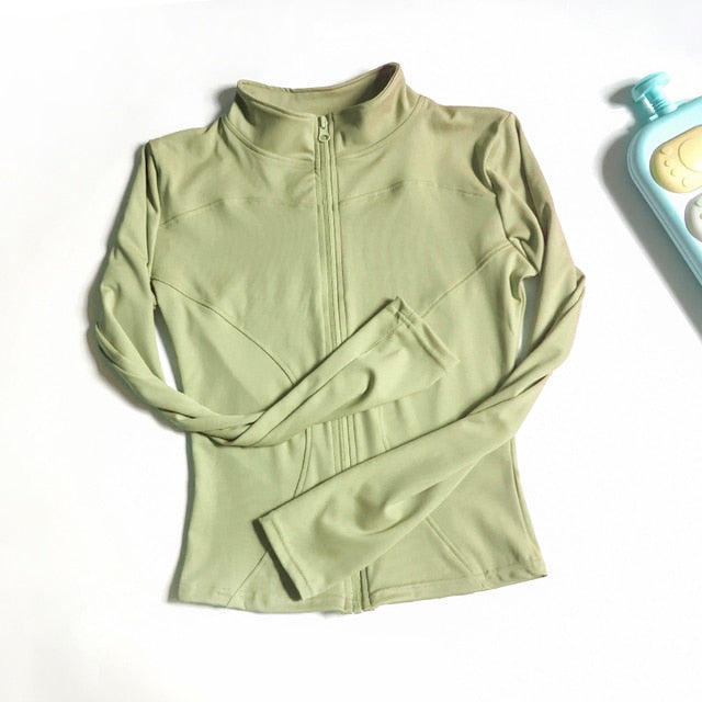 New Peeli Long Sleeve Sports Jacket light green