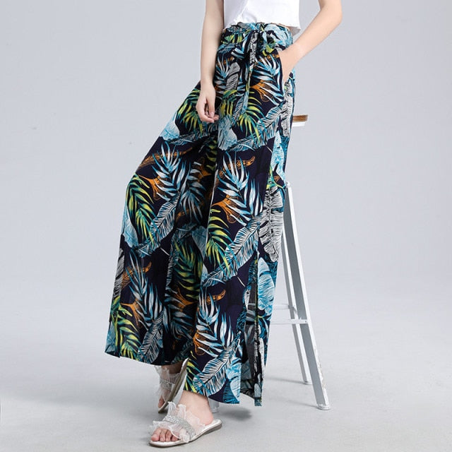 Bohemian High Waist Trousers