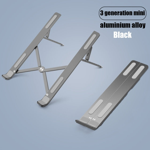 Foldable Aluminium Lapt0p Stand for MacBook Pro Notebook