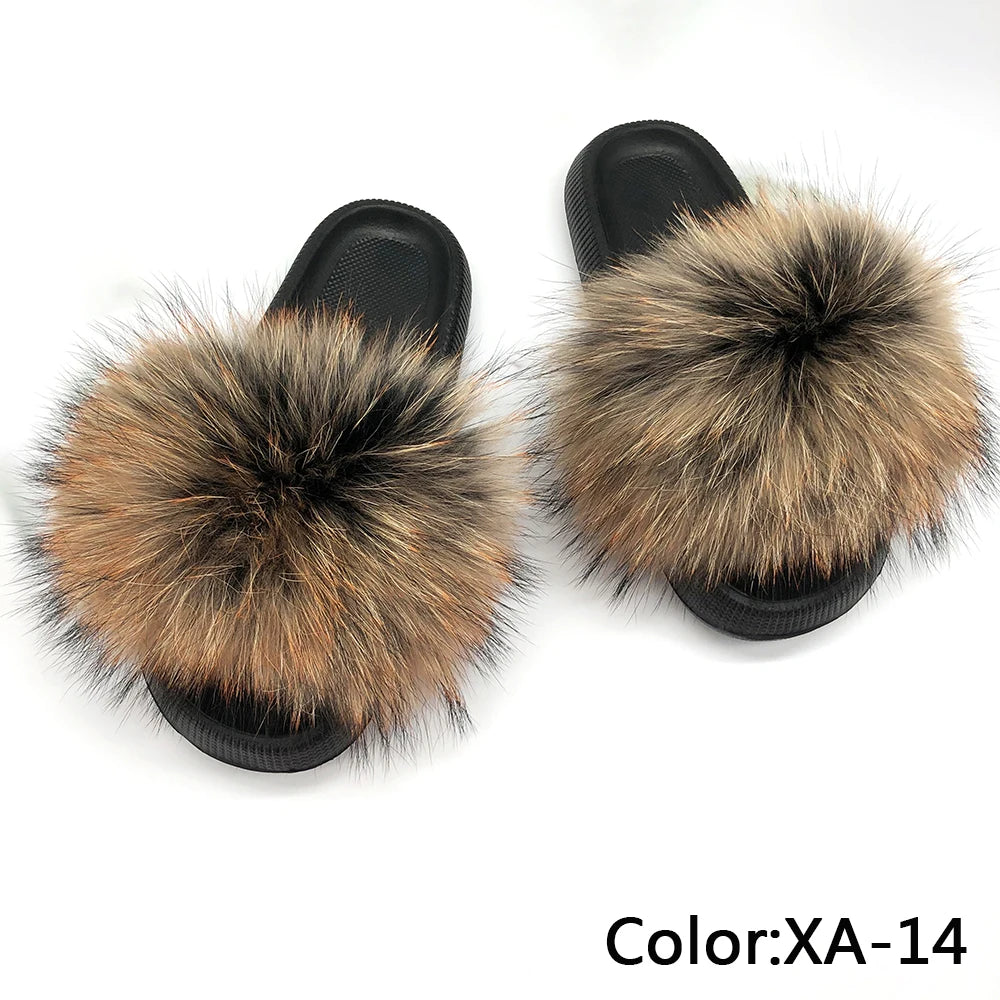Fur Fluffy thick sole Slippers XA-14