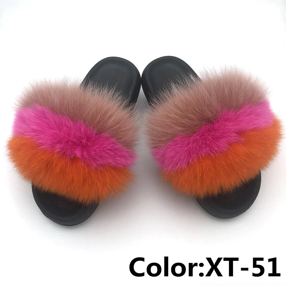 Fur Fluffy thick sole Slippers