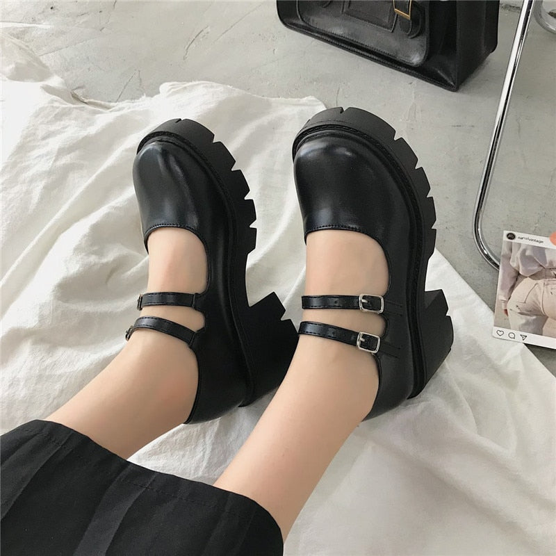 Women mary janes platform Lolita shoes