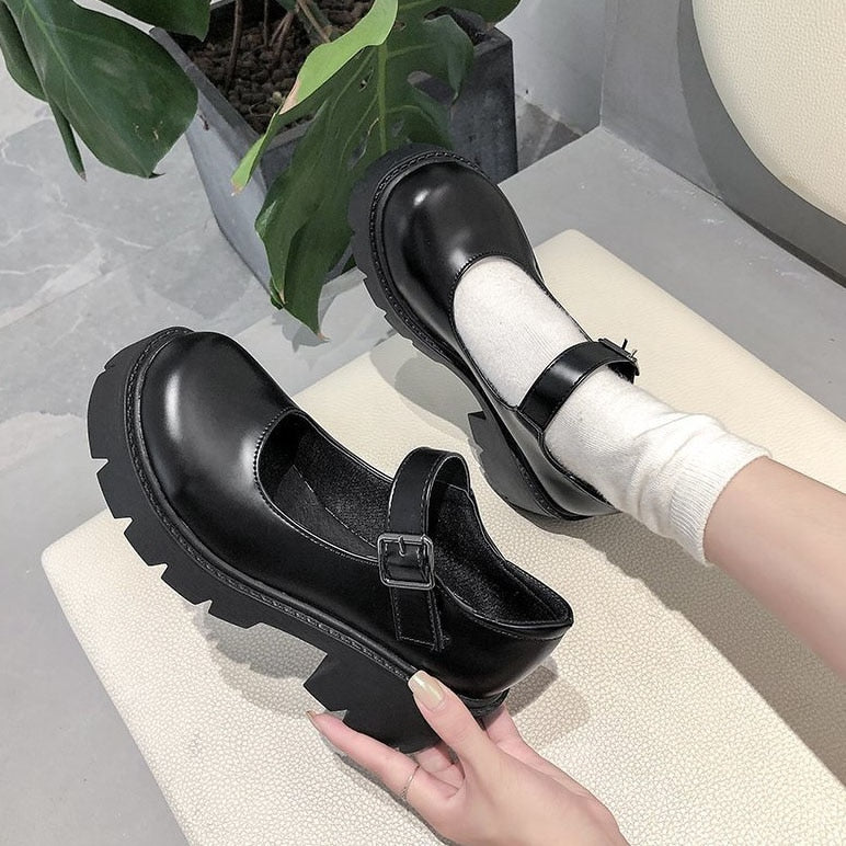 Women mary janes platform Lolita shoes