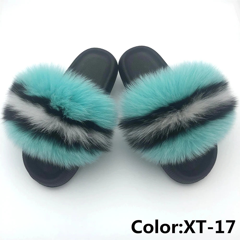 Fur Fluffy thick sole Slippers XT-17