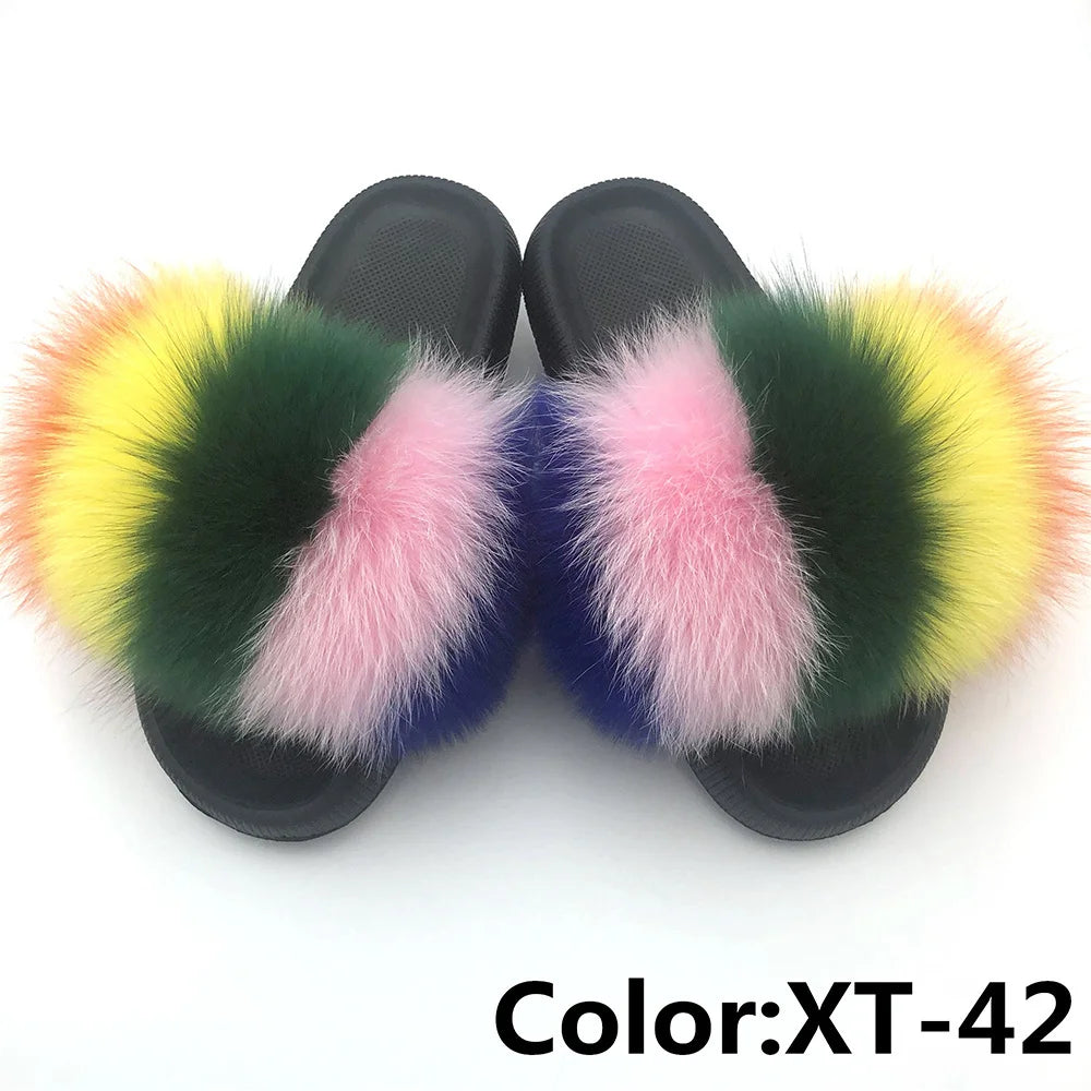 Fur Fluffy thick sole Slippers