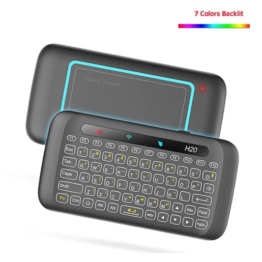 H20 Mini Wireless Keyboard Backlight Touchpad Air Mouse