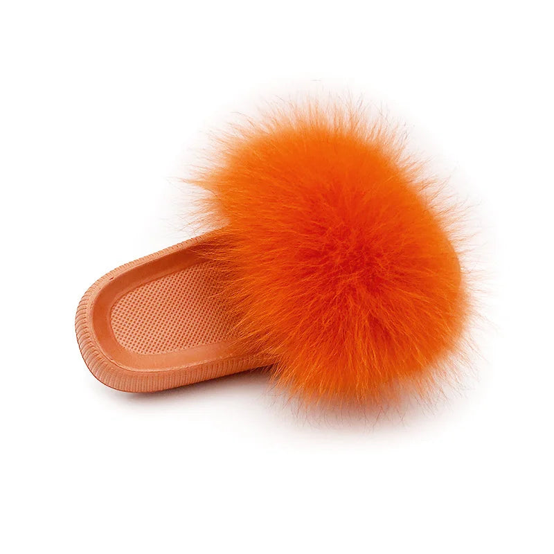 Fur Fluffy thick sole Slippers