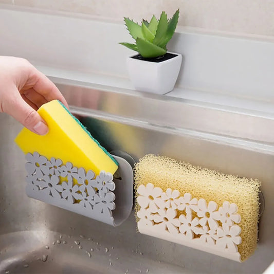 Toilet Sink Suction Sponges Holder Rack
