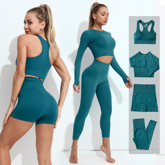 Women Yoga Set Workout Sportswear