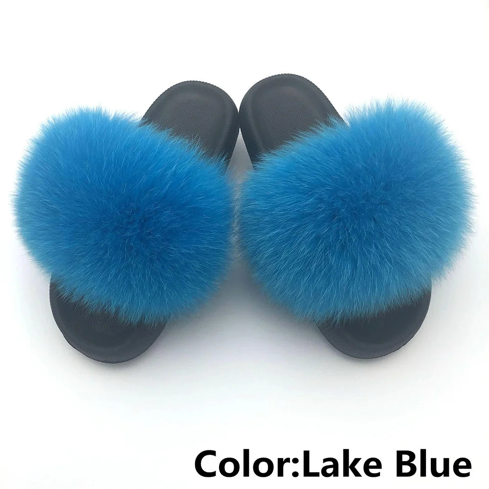 Fur Fluffy thick sole Slippers