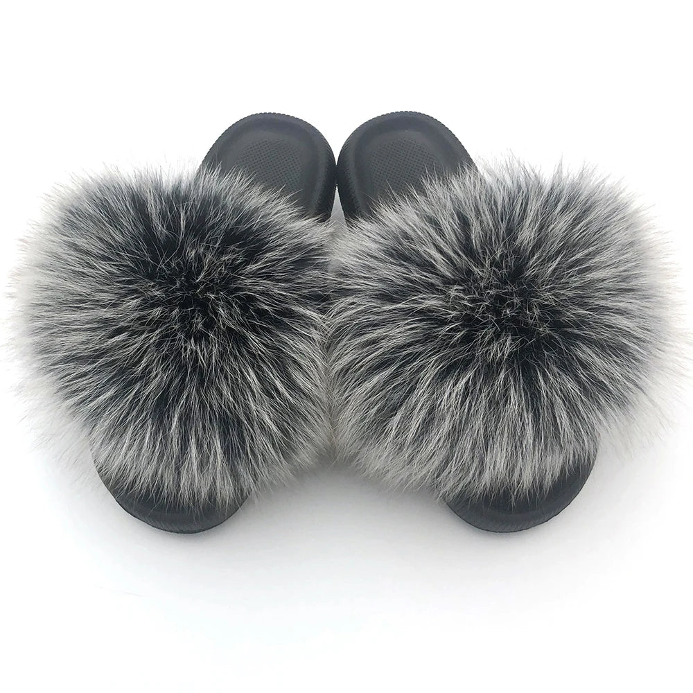 Fur Fluffy thick sole Slippers