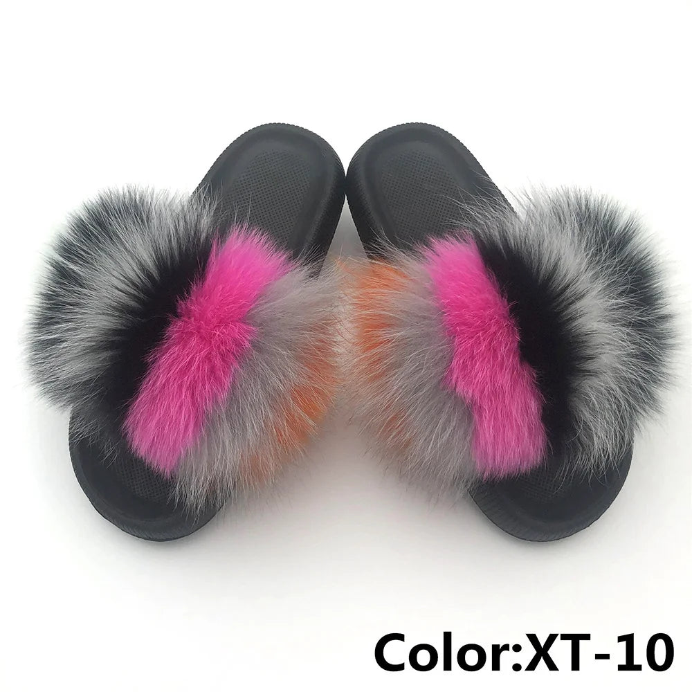 Fur Fluffy thick sole Slippers