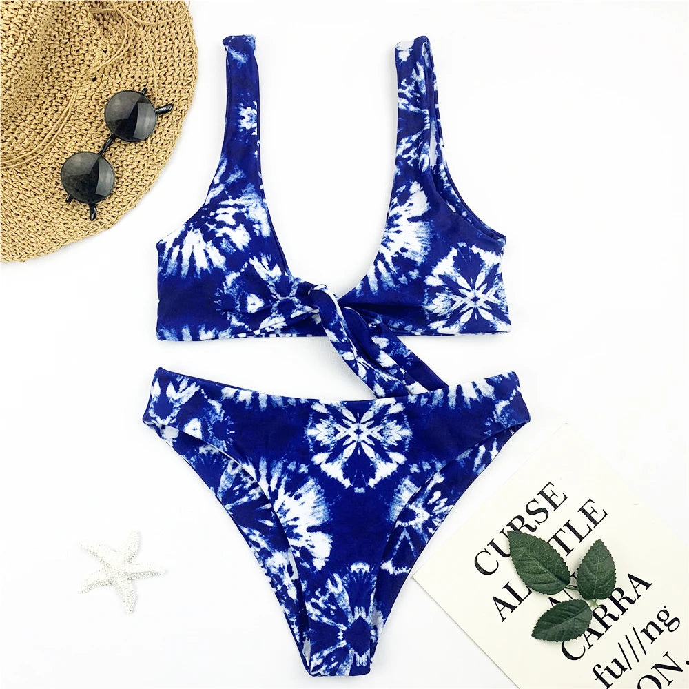 Women Floral Print Swimwear HWZ9029
