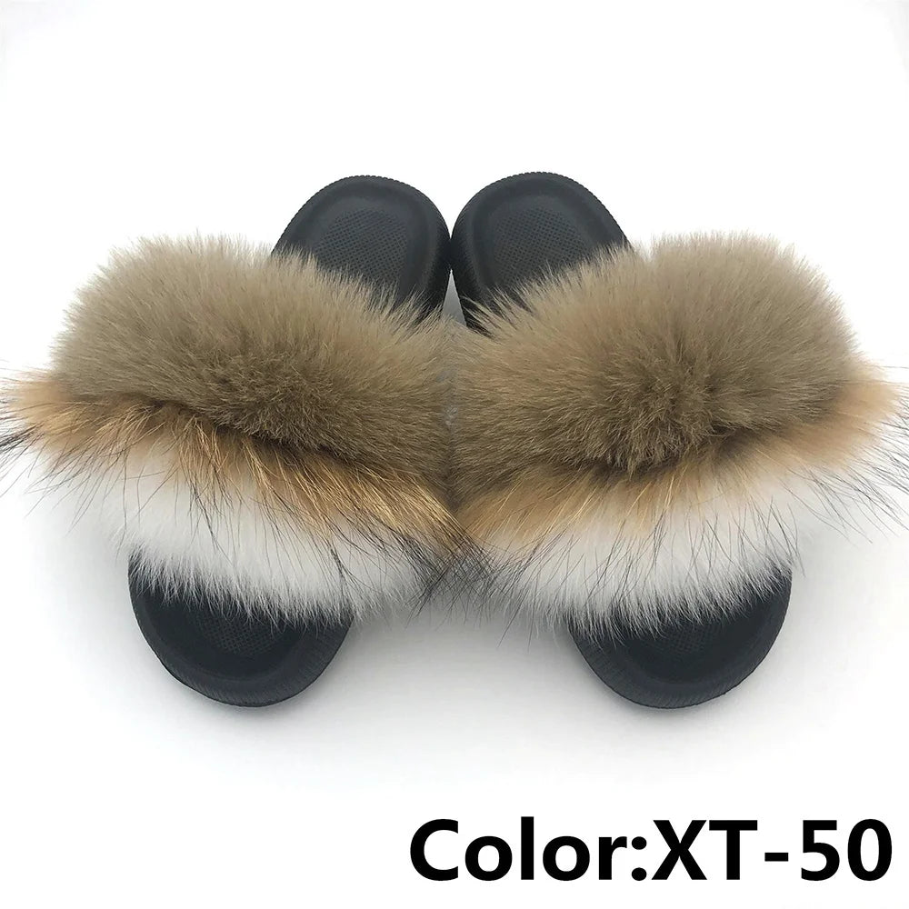 Fur Fluffy thick sole Slippers