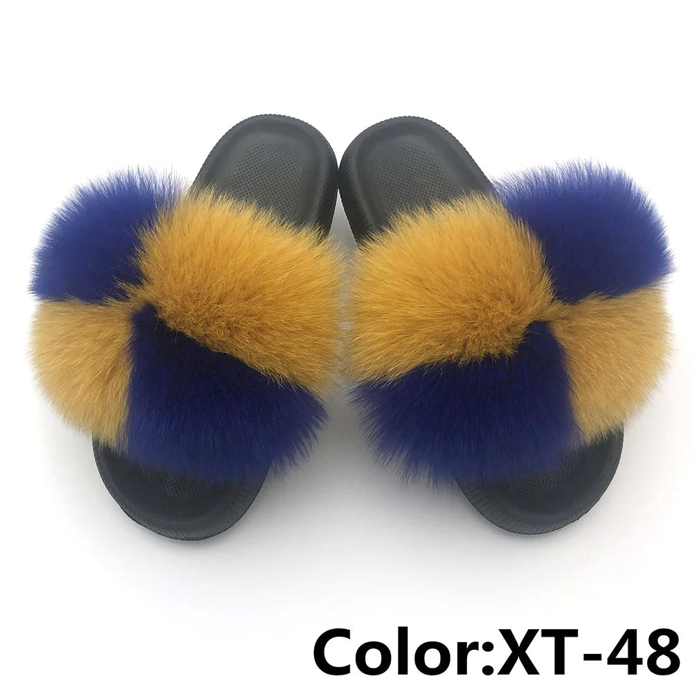 Fur Fluffy thick sole Slippers