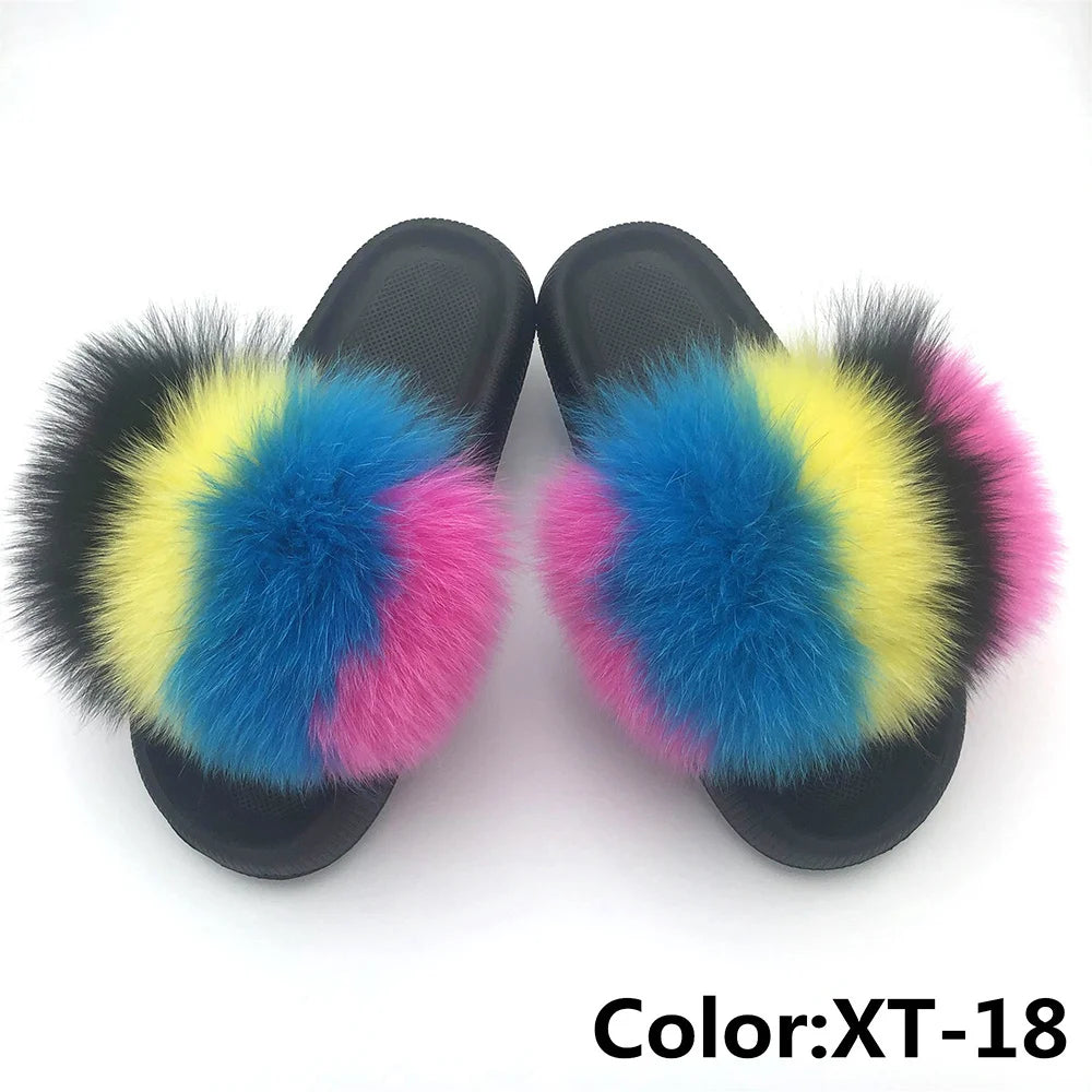 Fur Fluffy thick sole Slippers