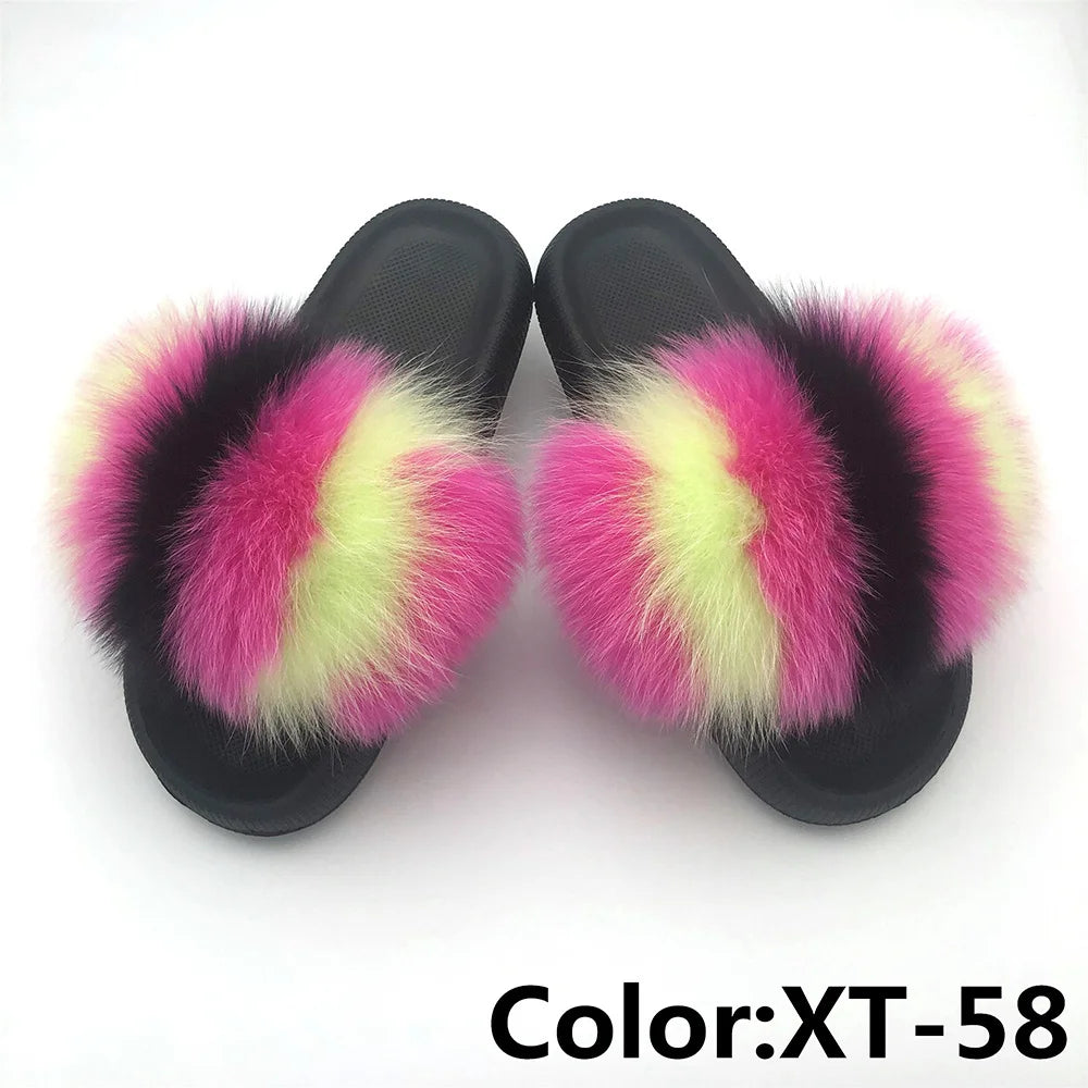 Fur Fluffy thick sole Slippers
