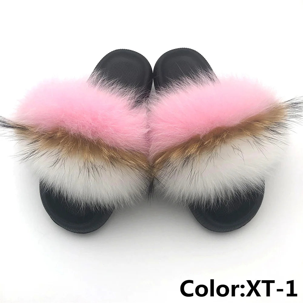 Fur Fluffy thick sole Slippers