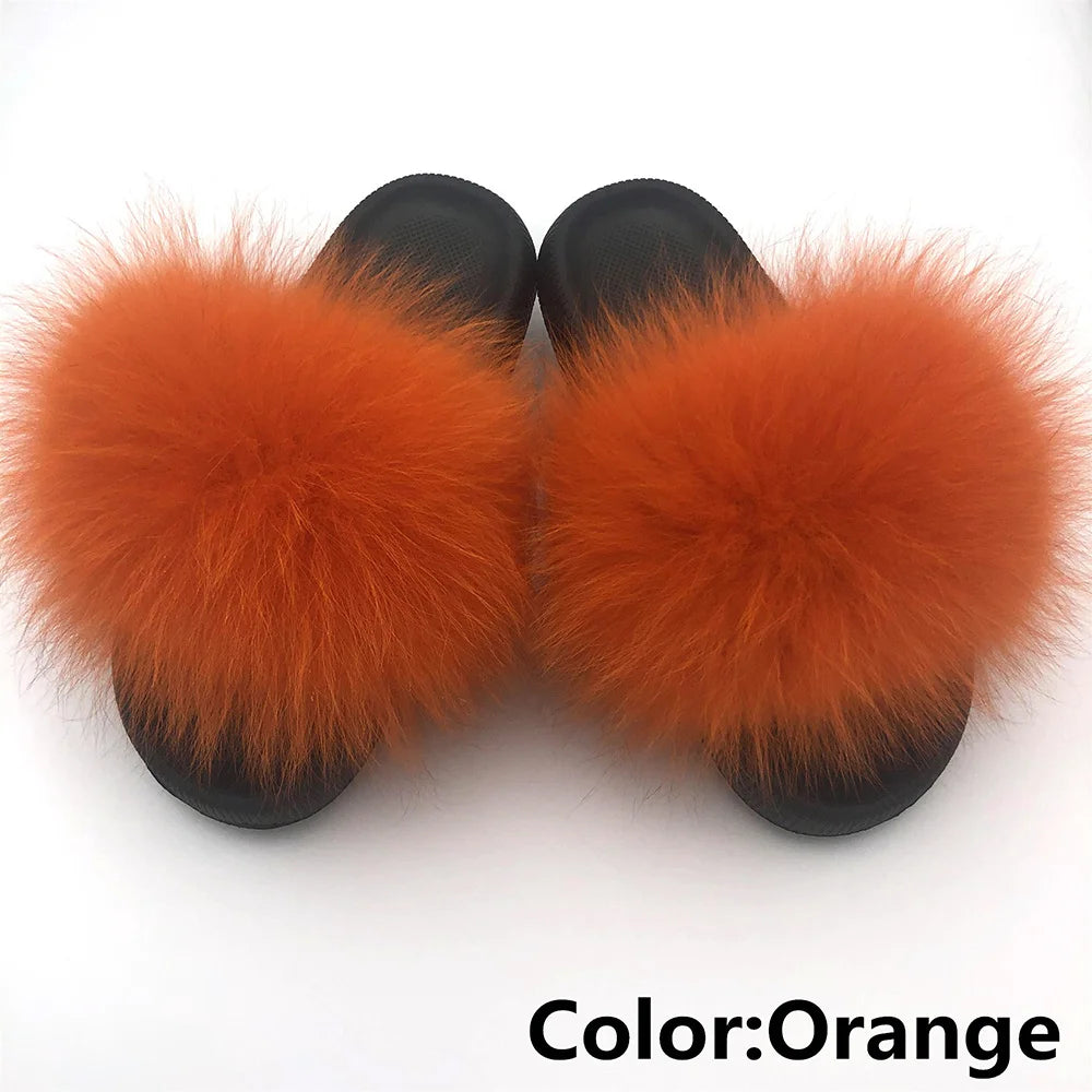 Fur Fluffy thick sole Slippers