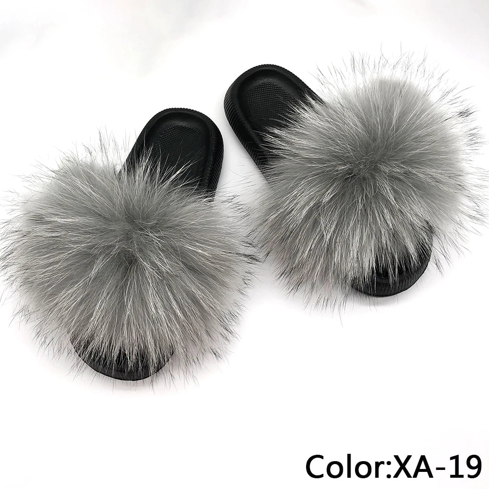 Fur Fluffy thick sole Slippers XA-19