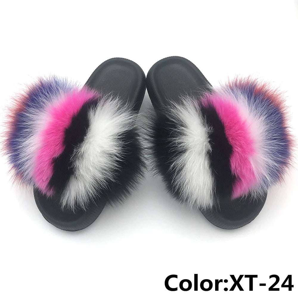 Fur Fluffy thick sole Slippers XT-24