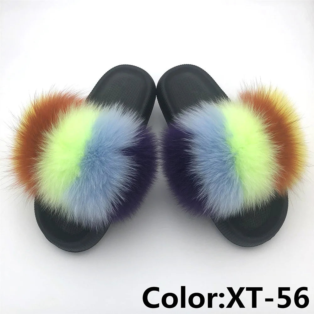 Fur Fluffy thick sole Slippers