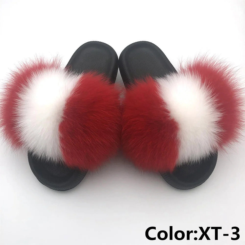 Fur Fluffy thick sole Slippers