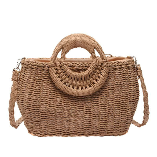 Summer Straw Beach Raffia Rattan Bohemian bag