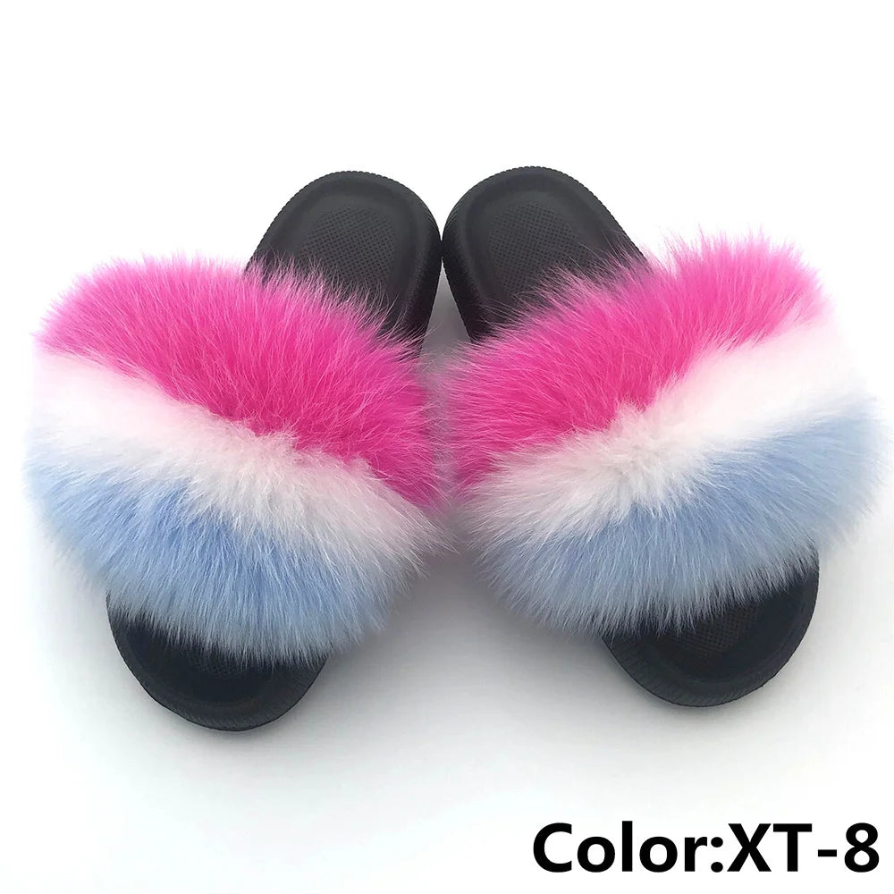 Fur Fluffy thick sole Slippers