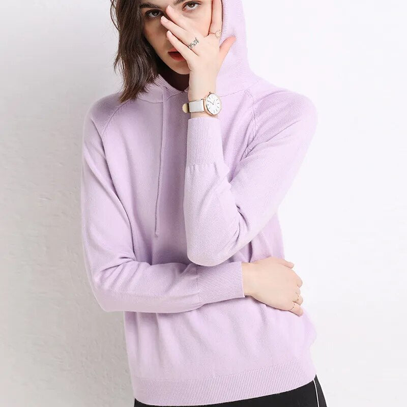 Women's Long-Sleeve Pullover Sweatshirt
