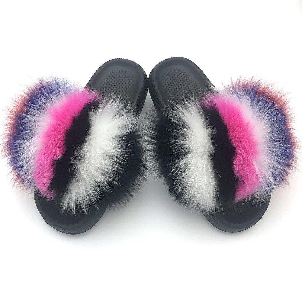 Fur Fluffy thick sole Slippers