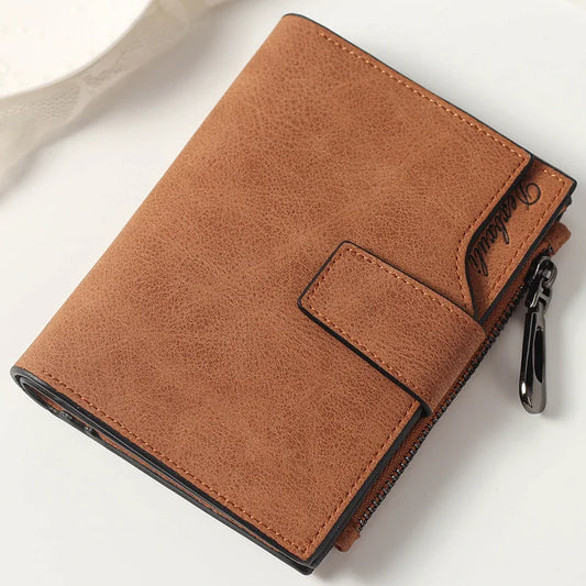 PU Leather Matte Small coin purse Wallet
