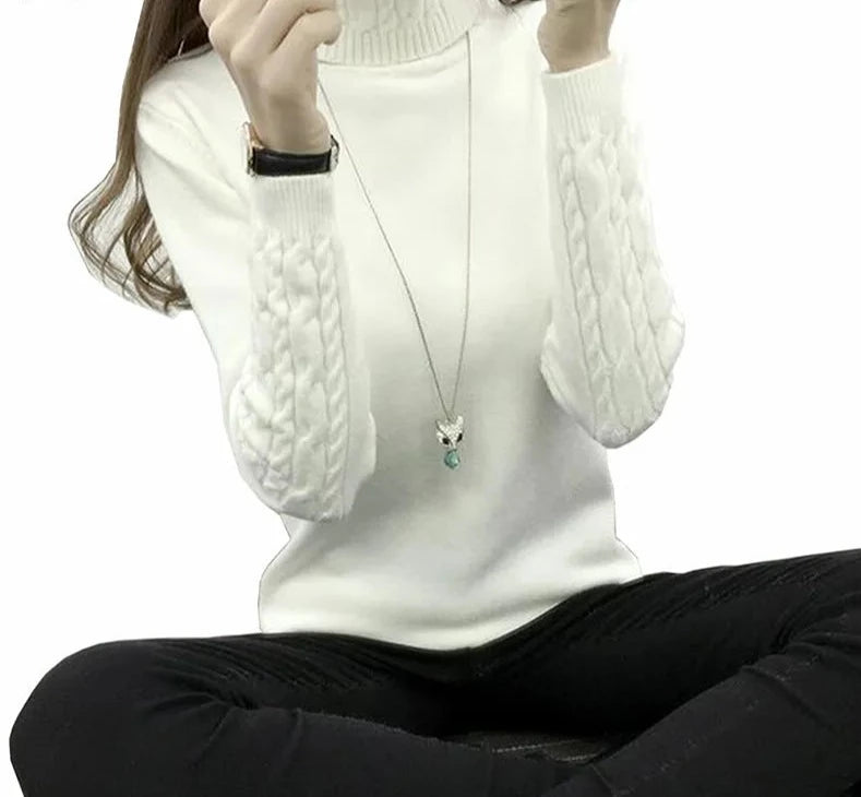 Women Turtleneck Winter Sweater