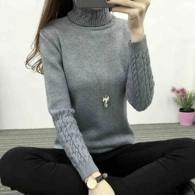 Women Turtleneck Winter Sweater