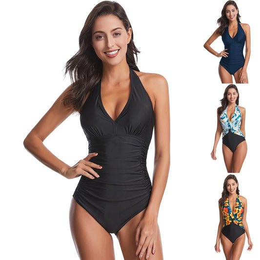 New Plus Size One Piece Swimsuit