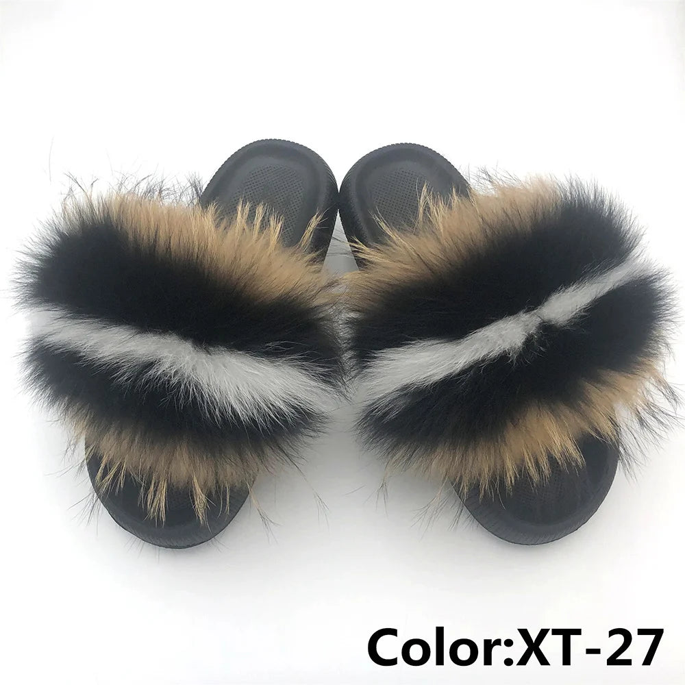 Fur Fluffy thick sole Slippers