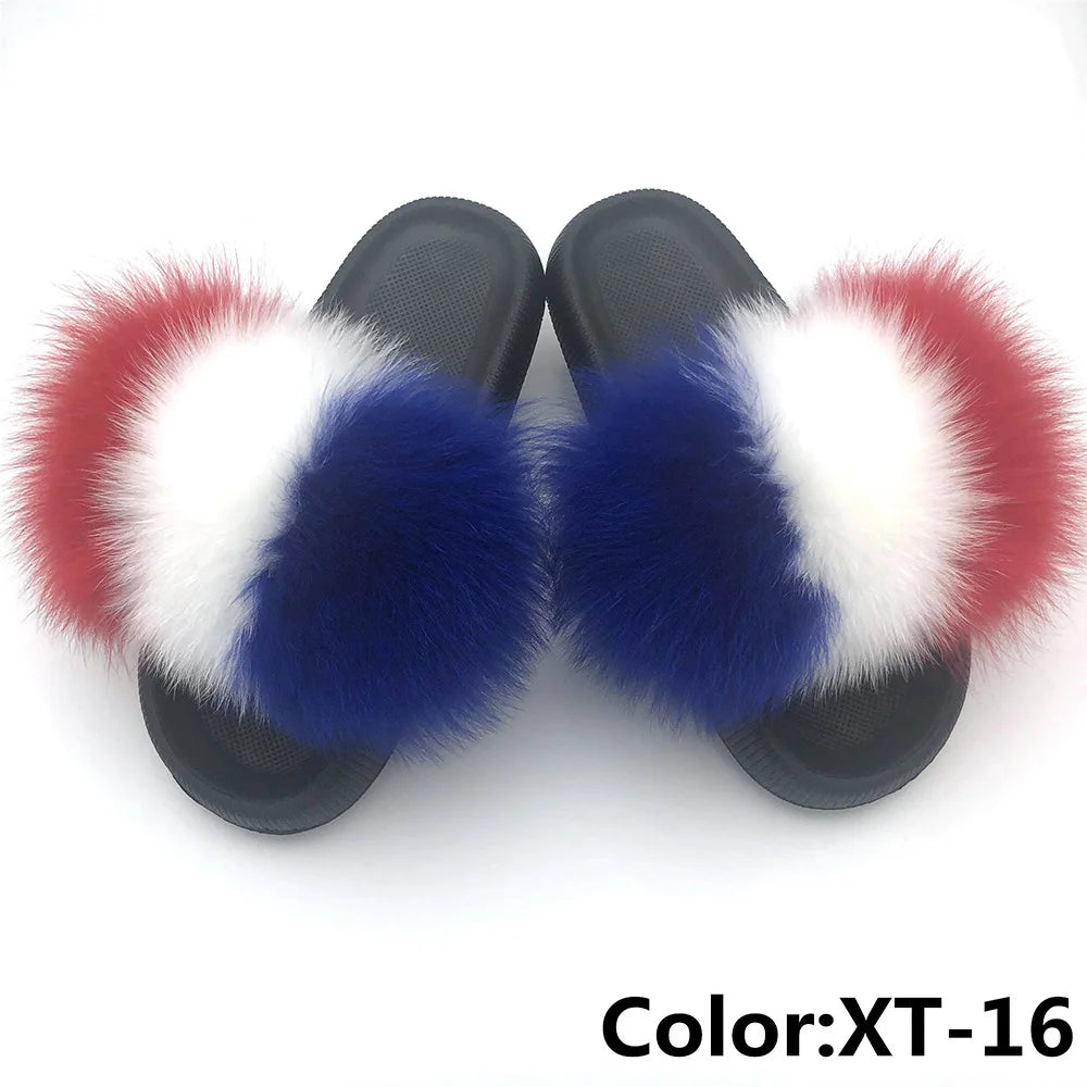 Fur Fluffy thick sole Slippers