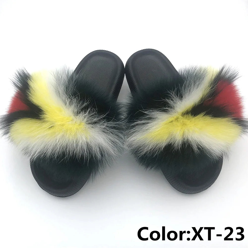Fur Fluffy thick sole Slippers