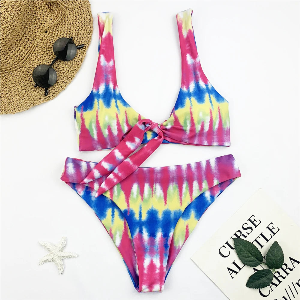 Women Floral Print Swimwear HWZ9029 1